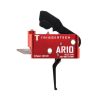 Trigger Tech Diamond PVD Flat Trigger Two-Stage Drop-In, Black/Red