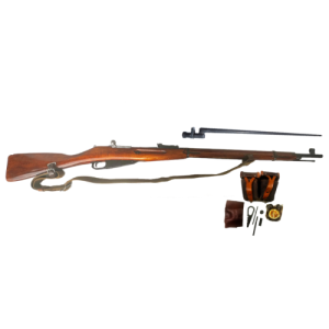 Russian Mosin-Nagant Tula PU M91/30 1943 All-Matching Rifle & Bayonet (Original)
