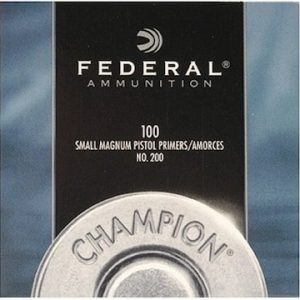 Federal Small Pistol Magnum Primers #200 Box of 1000
