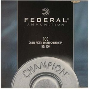 Federal Small Pistol Primers #100 Box of 1000