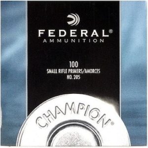 Federal Small Rifle Primers #205 Box of 1000