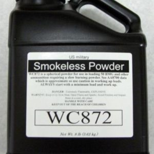 WC872 50BMG 8lbs of 872 Spherical Smokeless Powder