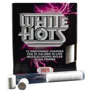 IMR White Hots Black Powder Substitute 50 Caliber #209 Primer Pre-Formed Charges 72PK