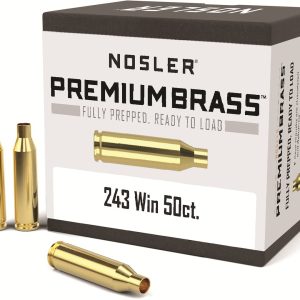Nosler Custom Brass 243 Winchester Box of 50