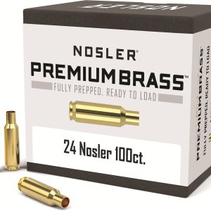 Nosler Custom Brass 24 Nosler Box of 100