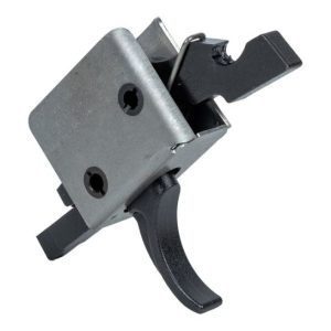 CMC Triggers Single-Stage Drop-in Small Pin Curved Trigger for Mil-Spec AR-15, AR-10 Style Rifles, Black - 90501