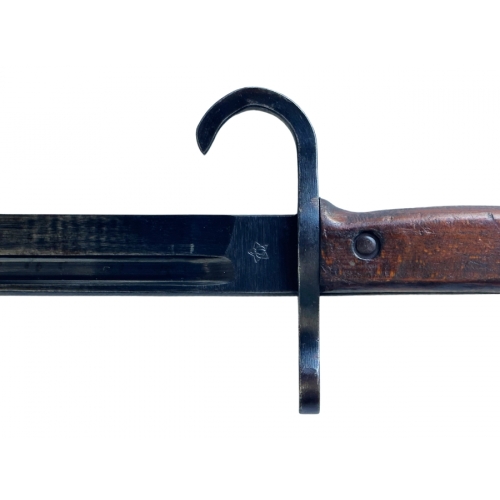 WWII Japanese Army Type 30 Arisaka Bayonet Scabbard Hooked Quillon (Original) - Image 3