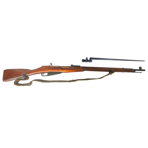 Russian Mosin-Nagant Tula PU M91/30 1943 All-Matching Rifle & Bayonet (Original) - Image 7