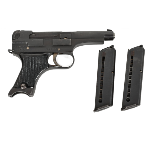 WW2 Imperial Japanese Type 94 Nambu Pistol with 2 Magazines and Holster Rig (Original) - Image 2