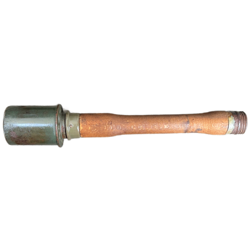 WW2 Original German Metal M24 Stick Grenade Case Dated 1935 With 4 Original Stick Grenades (Original) - Image 7