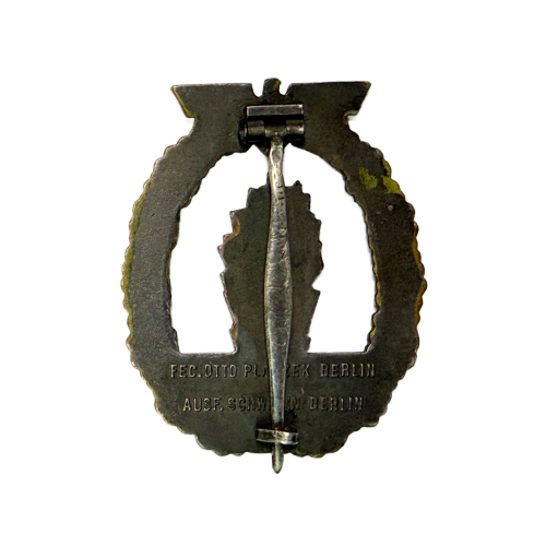 WW2 German Kreigsmarine Minesweeper Badge By Schwerin (Original) - Image 4