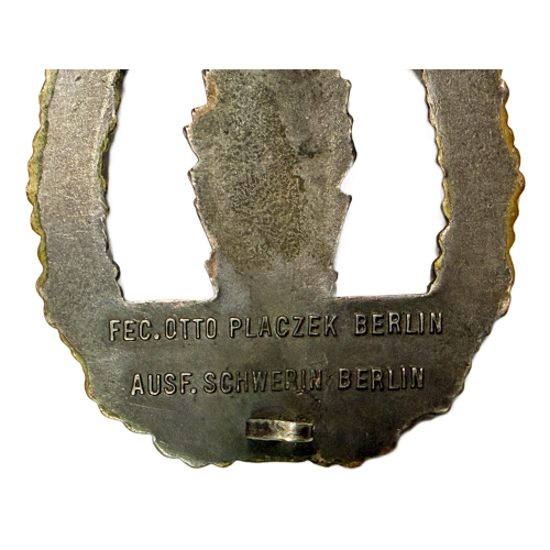 WW2 German Kreigsmarine Minesweeper Badge By Schwerin (Original) - Image 2